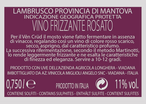 Etichetta Ven Crud - Retro
